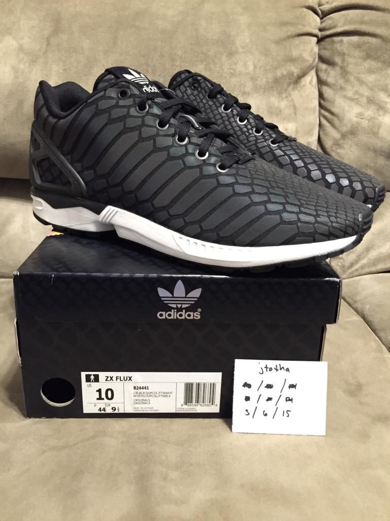 ADIDAS Men's ZX Flux Xeno Casual Shoes Sneakers BLACK